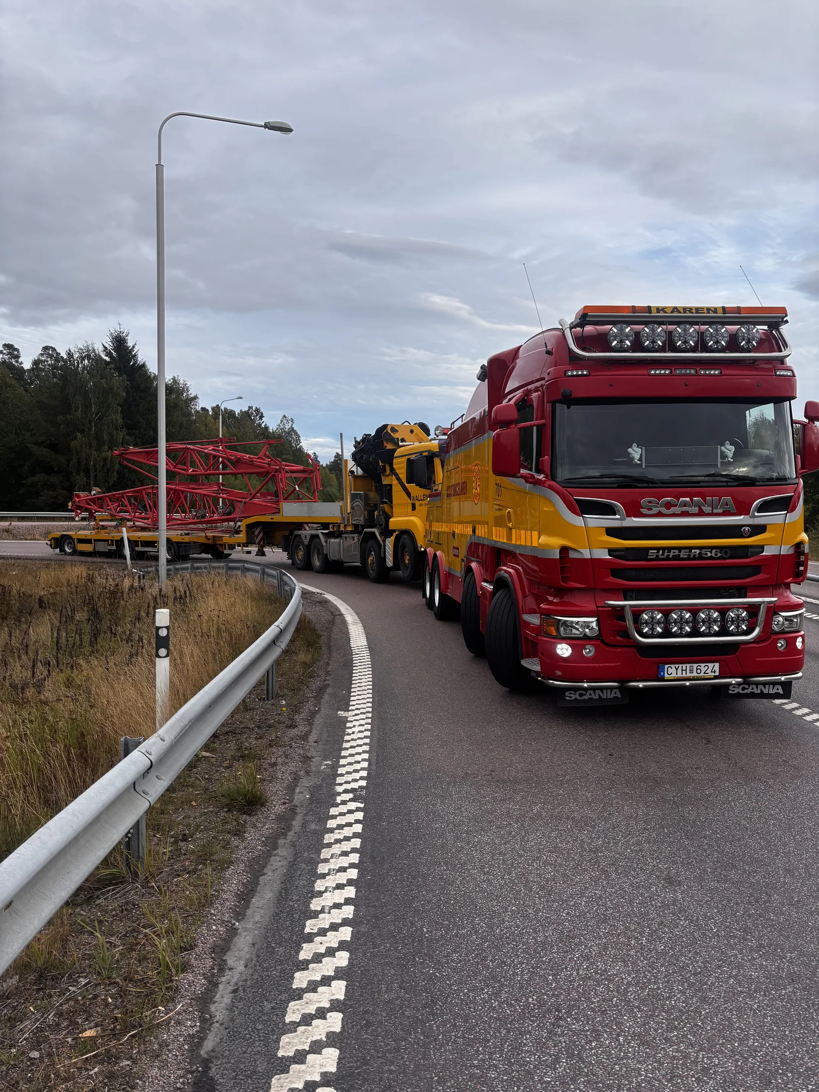 Tungbärgaren 701 under ett uppdrag